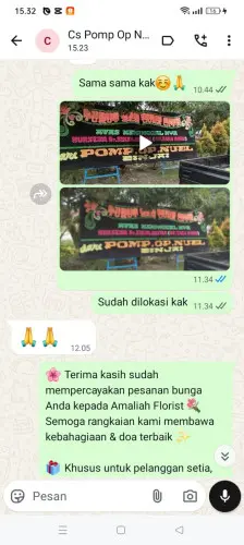 Testimonial Papan Bunga haurpugur